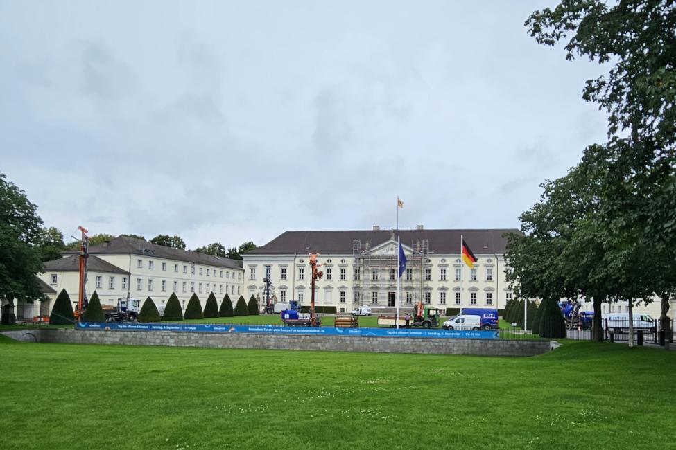 Baumaßnahmen in Schloss Bellevue (Archivbild)